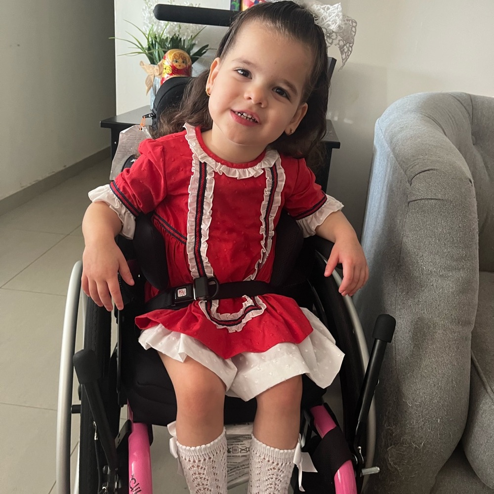 Red Plumeti Dress from Spain